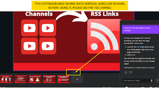 Extract Text for Canva  from Chrome web store to be run with OffiDocs Chromium online