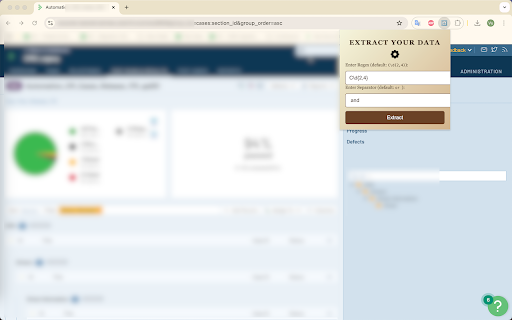 Extract Your Data  from Chrome web store to be run with OffiDocs Chromium online