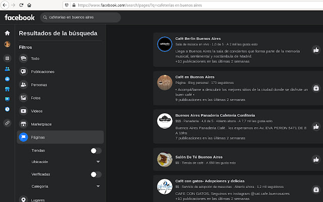 Extraer Resultados de búsqueda de Facebook  from Chrome web store to be run with OffiDocs Chromium online