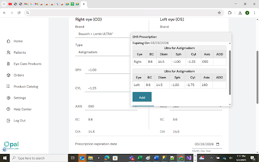 EyeAppoint SyncRx  from Chrome web store to be run with OffiDocs Chromium online