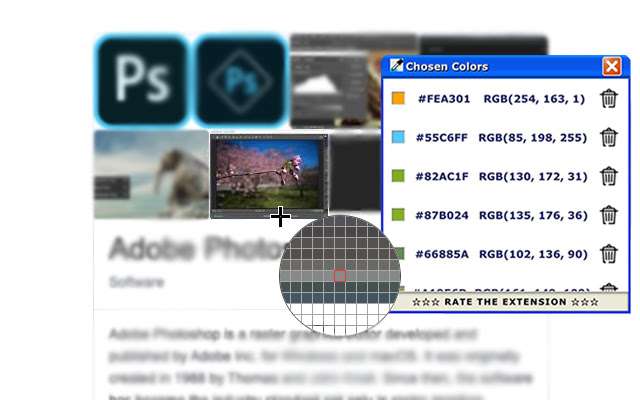 Eye Dropper X  from Chrome web store to be run with OffiDocs Chromium online