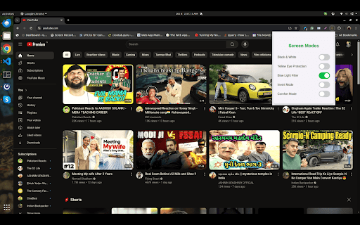 Eye Protector : Screen Filter Modes  from Chrome web store to be run with OffiDocs Chromium online