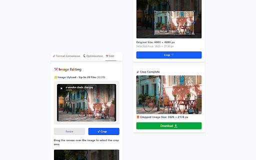 EZ Converter  from Chrome web store to be run with OffiDocs Chromium online