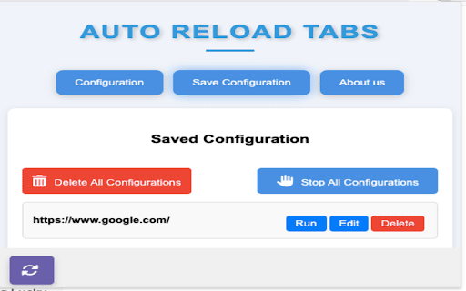 EZ Reload  from Chrome web store to be run with OffiDocs Chromium online