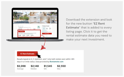 EZ Rent Estimate  from Chrome web store to be run with OffiDocs Chromium online