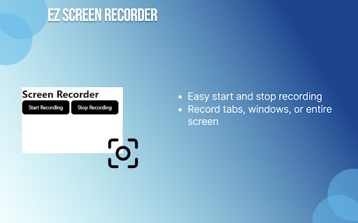 EZ Screen Recorder from Chrome web store to be run with OffiDocs Chromium online EZ Screen Recorder from Chrome web store to be run with OffiDocs Chromium online