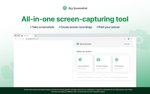 Ezy Screenshot  from Chrome web store to be run with OffiDocs Chromium online
