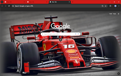 F1 Ferrari Team Theme  from Chrome web store to be run with OffiDocs Chromium online