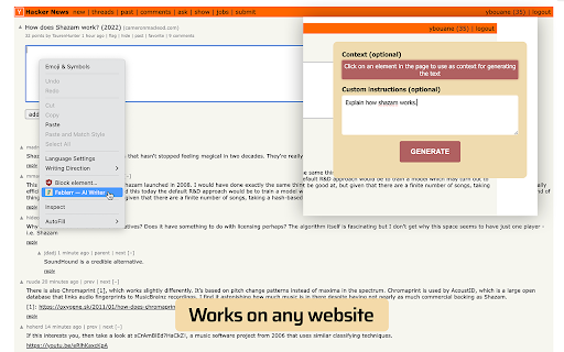 Fablerr — AI for Social Media  from Chrome web store to be run with OffiDocs Chromium online