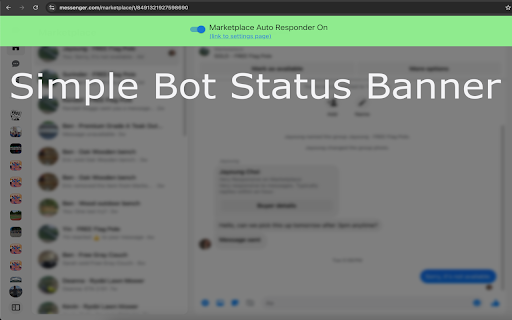 Facebook Auto Responder Pro  from Chrome web store to be run with OffiDocs Chromium online