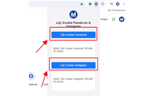 Facebook  Instagram Cookie Grabber VSM  from Chrome web store to be run with OffiDocs Chromium online