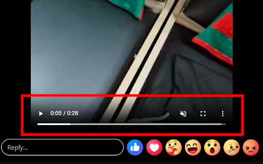 Facebook Video Controls  from Chrome web store to be run with OffiDocs Chromium online