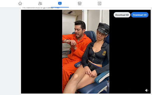 Facebook video downloader  from Chrome web store to be run with OffiDocs Chromium online