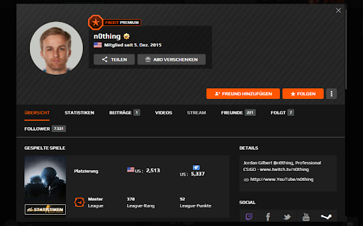 Faceit Zen Mode  from Chrome web store to be run with OffiDocs Chromium online