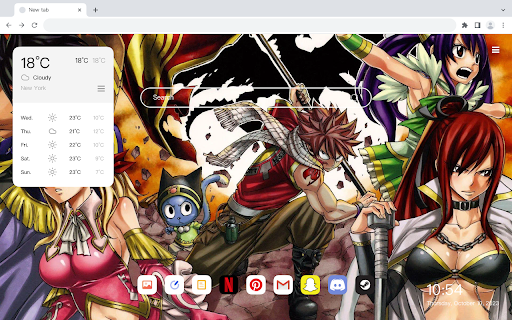 Fairy Tail Wallpaper HD HomePage  from Chrome web store to be run with OffiDocs Chromium online