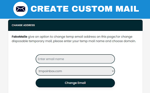 Fake Mail Fake Mail Generator  from Chrome web store to be run with OffiDocs Chromium online