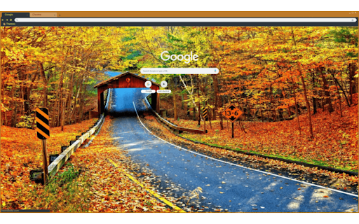 Fall Scene  from Chrome web store to be run with OffiDocs Chromium online