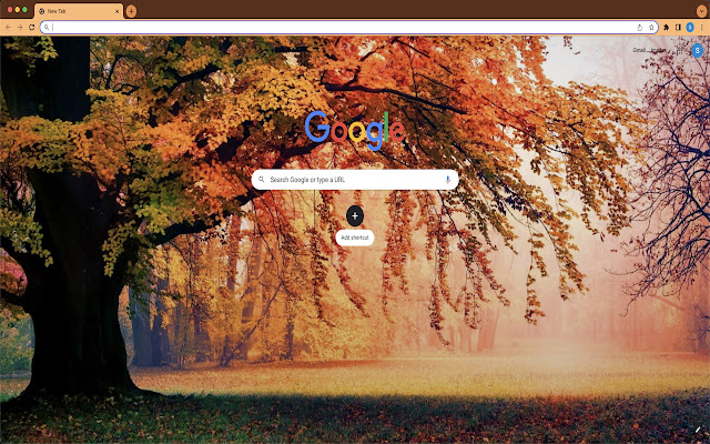 Fall Scenery Theme  from Chrome web store to be run with OffiDocs Chromium online