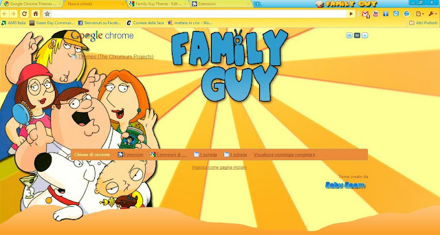 Family Guy Theme  from Chrome web store to be run with OffiDocs Chromium online