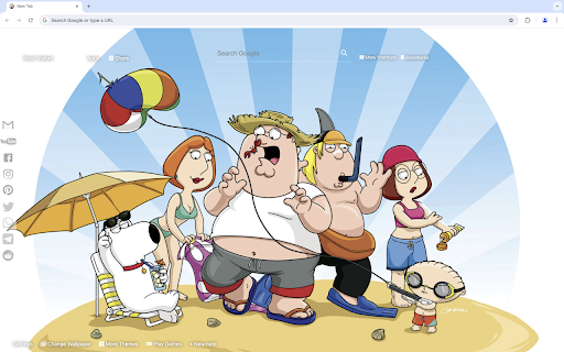 Papel de parede de Family Guy da loja virtual do Chrome para ser executado com OffiDocs Chromium online