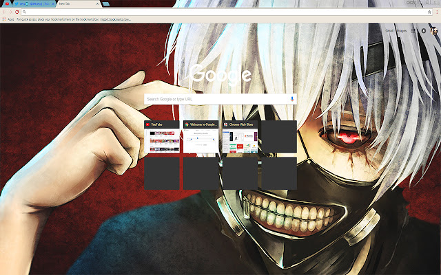 Fan ART Ken Kaneki | Anime TOKYO GHOUL 2018  from Chrome web store to be run with OffiDocs Chromium online