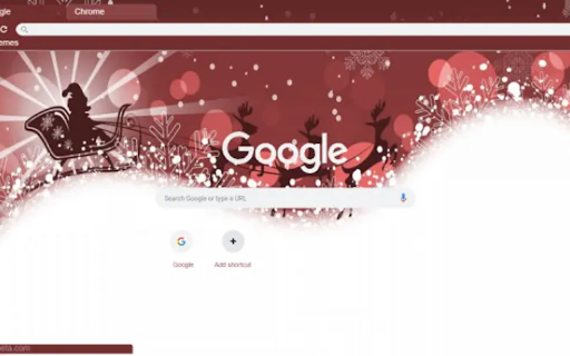 Fancy Santa and Snow  from Chrome web store to be run with OffiDocs Chromium online