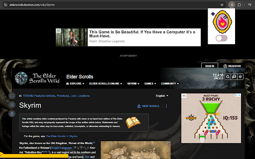 Fandom Mirror Extension  from Chrome web store to be run with OffiDocs Chromium online