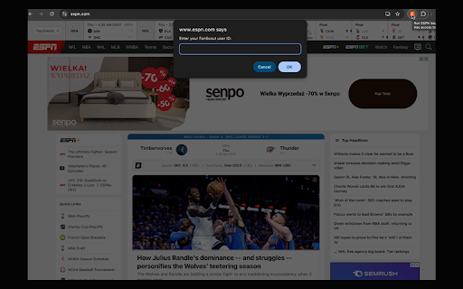 fanscout.pro espn league importer  from Chrome web store to be run with OffiDocs Chromium online