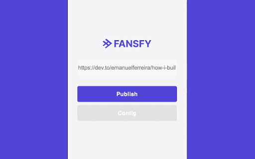 Fansfy from Chrome web store to be run with OffiDocs Chromium online Fansfy from Chrome web store to be run with OffiDocs Chromium online