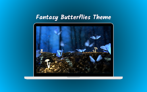 Fantasy Butterflies Theme  from Chrome web store to be run with OffiDocs Chromium online