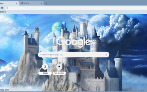 Fantasy Castle in the Clouds  from Chrome web store to be run with OffiDocs Chromium online