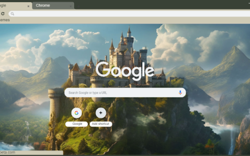 Fantasy Castle on a Cliff  from Chrome web store to be run with OffiDocs Chromium online