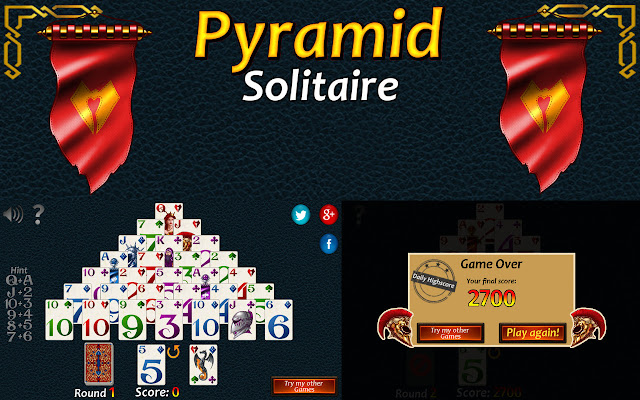 Fantasy Pyramid Solitaire  from Chrome web store to be run with OffiDocs Chromium online
