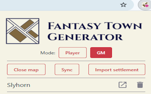 Fantasy Town Generator Roll20  from Chrome web store to be run with OffiDocs Chromium online