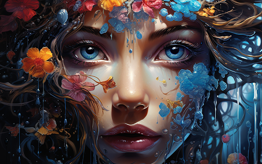 fantasy water girl character  from Chrome web store to be run with OffiDocs Chromium online