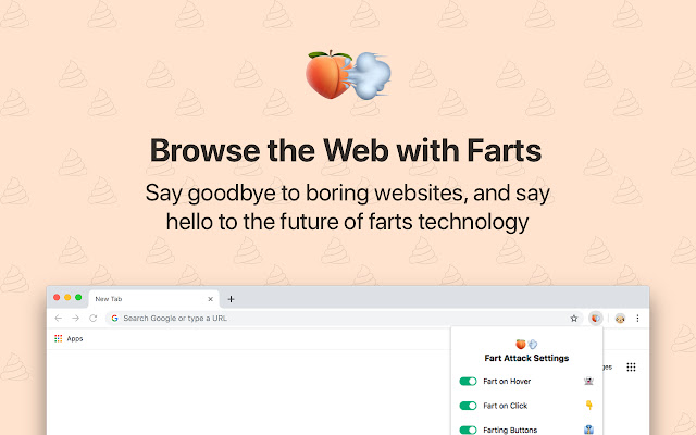 Fart Attack  from Chrome web store to be run with OffiDocs Chromium online