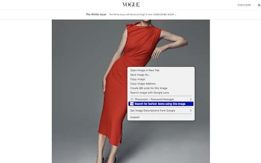 Fashion Image Search  from Chrome web store to be run with OffiDocs Chromium online