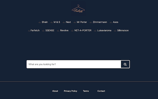 Fashion Searcher  from Chrome web store to be run with OffiDocs Chromium online