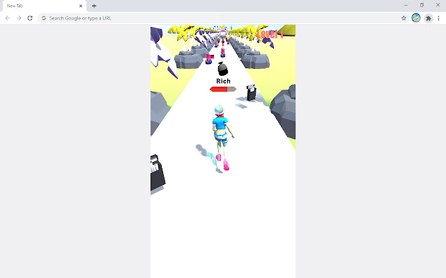 Fashion Style Run 3D Game  from Chrome web store to be run with OffiDocs Chromium online