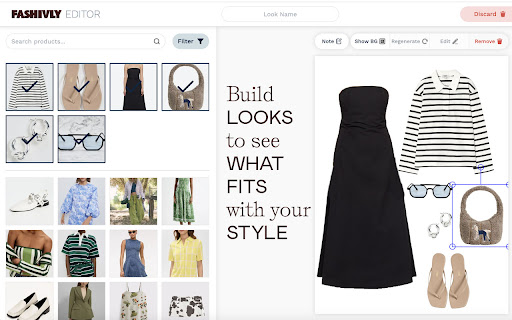 Fashivly  from Chrome web store to be run with OffiDocs Chromium online
