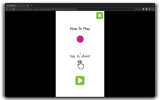 Fast Arrow Game HTML5 Game  from Chrome web store to be run with OffiDocs Chromium online