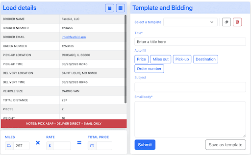 Fastbid  from Chrome web store to be run with OffiDocs Chromium online