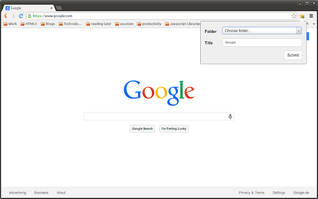 Fast Bookmark  from Chrome web store to be run with OffiDocs Chromium online