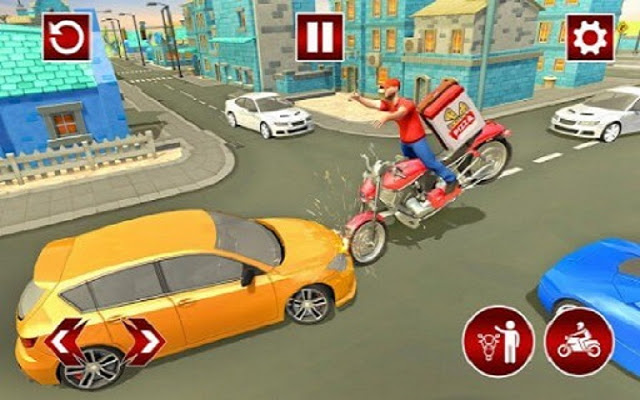 Fast Pizza Delivery Boy Game 3D  from Chrome web store to be run with OffiDocs Chromium online