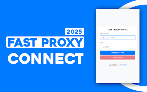 Fast Proxy Connect  from Chrome web store to be run with OffiDocs Chromium online