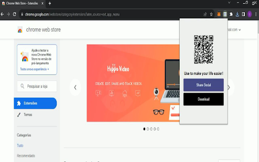 FastQrCode  from Chrome web store to be run with OffiDocs Chromium online