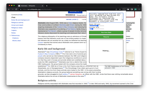 Fast Read Exporter  from Chrome web store to be run with OffiDocs Chromium online