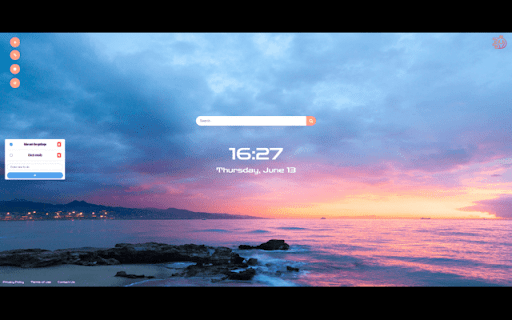 Fast Tools New Tab  from Chrome web store to be run with OffiDocs Chromium online