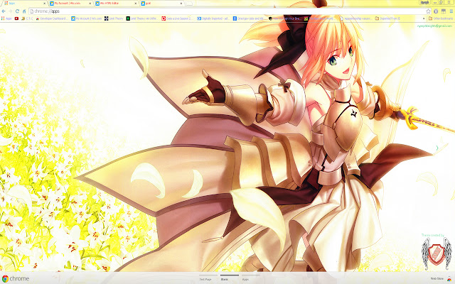 Fate Stay Night Theme 13 1920x1080 da Chrome Web Store para ser executado com OffiDocs Chromium online