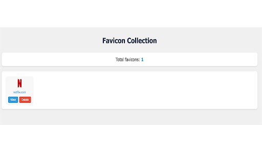 Favicon Collector  from Chrome web store to be run with OffiDocs Chromium online